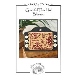 Grateful Thankful Blessed - Antique Needleworkers (Stickvorlage)