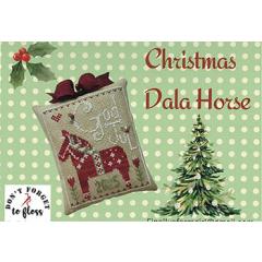 Christmas Dala Horse - Finally A Farmgirl Designs (Stickvorlage)