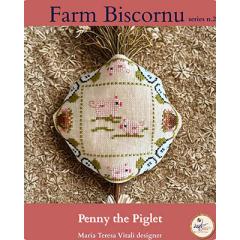 Penny The Piglet Biscornu - MTV Designs (Stickvorlage)