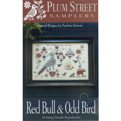 Red Bull & Odd Bird - Plum Street Samplers (Stickvorlage)