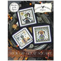 Trick Or Treat Square - Little Robin Designs (Stickvorlage)