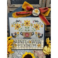 Sunflower Picking - Quaint Rose Needle Arts (Stickvorlage)