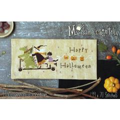 Halloween Scooter - Madame Chantilly (Stickvorlage)