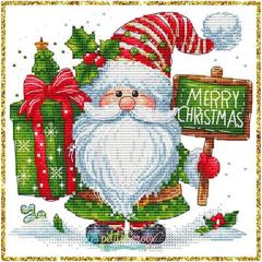 Merry Christmas - Les Petites Croix De Lucie (Stickvorlage)