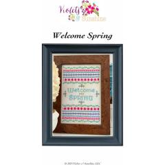 Welcome Spring - Violets & Sunshine, LLC (Stickvorlage)