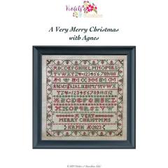 Very Merry Christmas With Agnes - Violets & Sunshine, LLC (Stickvorlage)