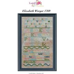 Elizabeth Worgor 1769 - Violets & Sunshine, LLC (Stickvorlage)