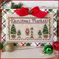Christmas Market Banner - Country Cottage Needleworks (Stickvorlage)