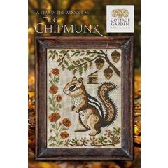 In The Woods II - Chipmunk 6 - Cottage Garden Samplings (Stickvorlage)