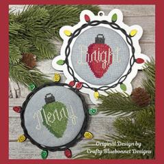 Merry And Bright Lights - Crafty Bluebonnet Designs (Stickvorlage)
