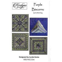Purple Biscornu - Keslyns (Stickvorlage)
