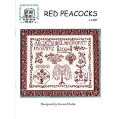 Red Peacocks - Rosewood Manor Designs (Stickvorlage)