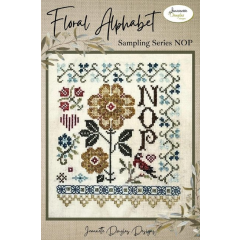 Floral Alphabet Sampling Series - NOP - Jeannette Douglas Designs (Stickvorlage)