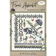 Floral Alphabet Sampling Series - QRST - Jeannette Douglas Designs (Stickvorlage)