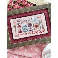 Love Is My Jam - Sweet Wing Studio (Stickvorlage)