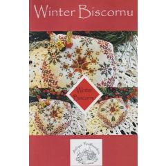 Antique Needleworkers - Winter Biscornu