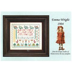 Emma Wright 1904 - Hands Across The Sea Samplers (Stickvorlage)