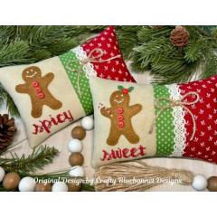 Sweet And Spicy Gingerbread - Crafty Bluebonnet Designs (Stickvorlage)