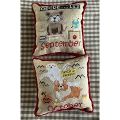 Dogs Of The Month - September & October - Romys Creations (Stickvorlage)