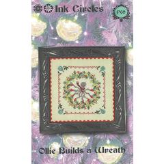 Ollie Builds A Wreath - Ink Circles (Stickvorlage)