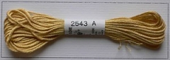 Soie d'Alger Seidenstickgarn - Farbe 2543 gelb orange extra
