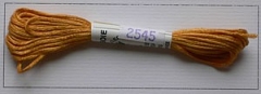 Soie dAlger Seidenstickgarn - Farbe 2545 gelb orange extra