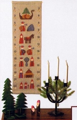 Fremme Stickpackung - Adventskalender 25x77 cm