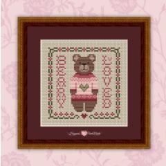 Beary Loved - Happiness Is Heartmade (Stickvorlage)