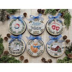 Winter Mini Rounds - Waxing Moon Designs (Stickvorlage)