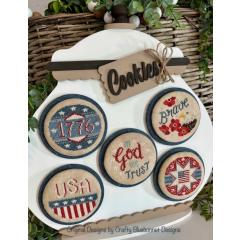 Crafty Bluebonnet Designs - Baked Fresh - Patriotic Cookies