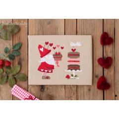 Valentines Day Gnome - Madame Chantilly (Stickvorlage)