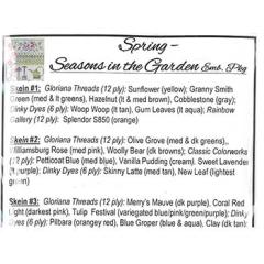 Jeannette Douglas - Seasons In The Garden - Spring (Embellishment Pack)