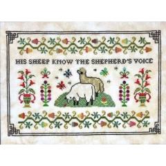 Monticello Stitches - His Sheep Know The Shepherds Voice