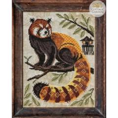 In The Woods II - Red Panda 9 - Cottage Garden Samplings (Stickvorlage)