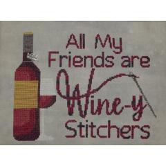 Barefoot Needleart - Wine-y Stitchers