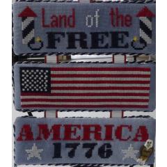 Barefoot Needleart - Star-Spangled Trio