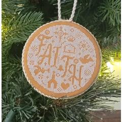 Wildflower Stitching - Faith Bauble