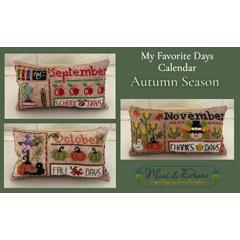 Mani Di Donna - My Favorite Days Calendar - Autumn (Sept, Oct, Nov)