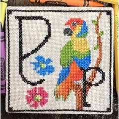 Luhu Stitches - Animal Alphabet Series - Polly Parrot