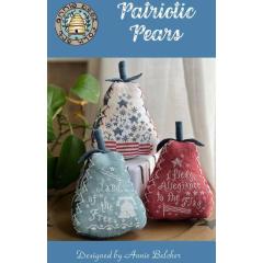 Annie Beez Folk Art - Patriotic Pears