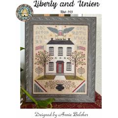 Annie Beez Folk Art - Liberty And Union