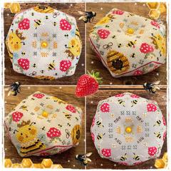 Fairy Wool In The Wood - May Biscornu