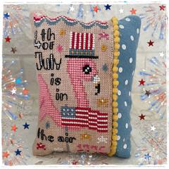 Fairy Wool In The Wood - 4 July Vibes Pillow