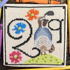 Luhu Stitches - Animal Alphabet Series - Quentin Quail