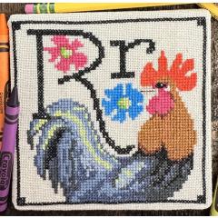 Luhu Stitches - Animal Alphabet Series - Robbie Rooster