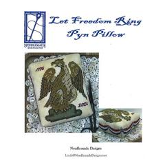 Needlemade Designs - Let Freedom Ring Pyn Pillow