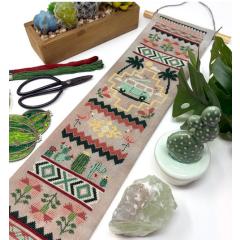 Tiny Modernist - Cactus & Caravan Bell Pull