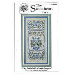 The Sweetheart Tree - Tiny Periwinkle Floral Sampler