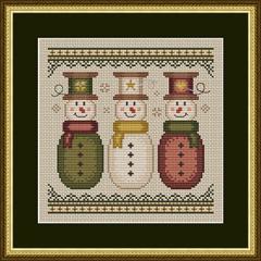 Happiness Is Heartmade - Sew Merry Snowmen
