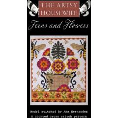 The Artsy Housewife - Ferns And Flowers